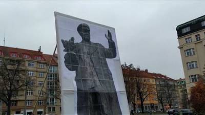 В Праге на месте памятника маршалу Коневу организуют выставку