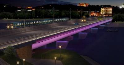 Complex-V представила проект подсветки моста через Русановский пролив в Киеве (ВИДЕО)