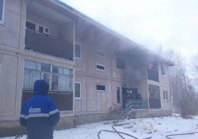 В Рязанском районе при пожаре в жилом доме пострадал человек