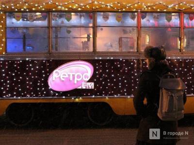 Нижегородский трамвай борется за звание самого красивого рождественского транспорта