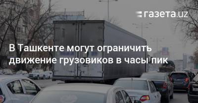 В Ташкенте могут ограничить движение грузовиков в часы пик