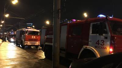 На западе Москвы при пожаре погиб человек