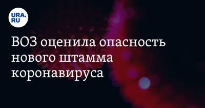 ВОЗ оценила опасность нового штамма коронавируса