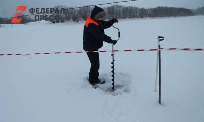 МЧС открыло первую ледовую переправу через реку Сосьва