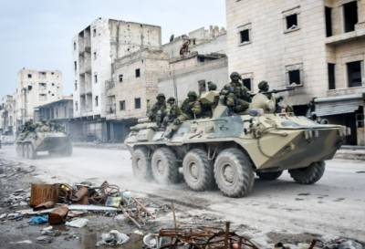 В Сирии протурецкие боевики обстреляли колонну российских военных