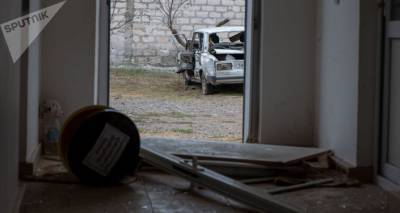 В карабахском селе Иванян обрушился аварийный дом