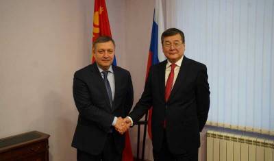 Губернатор Кобзев провел встречу с новым генконсулом Монголии в Иркутской области