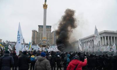 В Киеве продолжается ФОП-Майдан