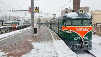 Ретропоезд запустят до железнодорожной станции Яхрома в конце декабря