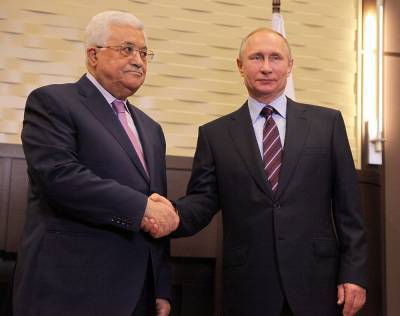 Состоялся телефонный разговор Владимира Путина с главой Палестины Махмудом Аббасом
