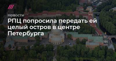 РПЦ попросила передать ей целый остров в центре Петербурга