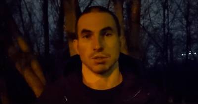"Я скрываюсь, я пропал", —поваливший ханукию в Киеве Андрей Рачок записал видео