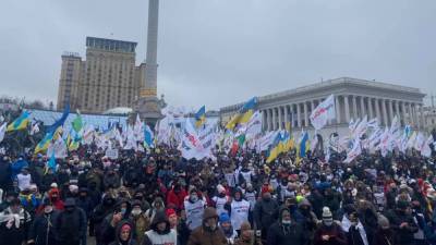 В Киеве продолжают протестовать ФЛП