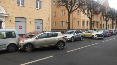 Четыре автомобиля столкнулись в Минске