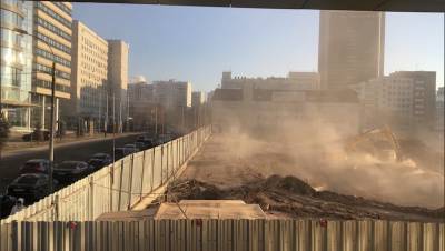 Источник пыли на месте реконструкции СК «Олимпийский» стал еще большей загадкой