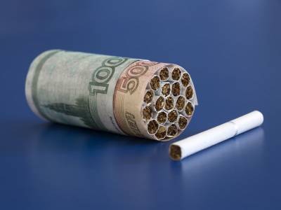 В 2021 году средняя стоимость пачки сигарет вырастет до 140 рублей