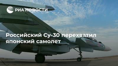 Российский Су-30 перехватил японский самолет