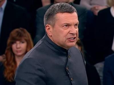 Пропагандист Соловьев перешел на немецкий, рассуждая о «трусах Навального»