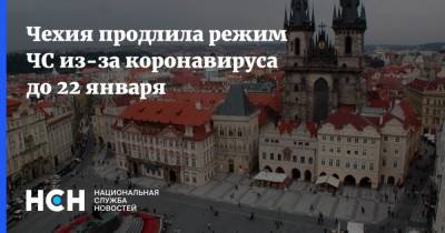 Чехия продлила режим ЧС из-за коронавируса до 22 января