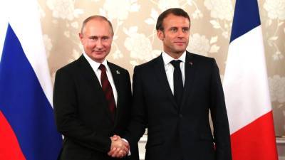 Путин и Макрон обсудили вопросы урегулирования обстановки в Нагорном Карабахе