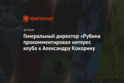 Генеральный директор «Рубина прокомментировал интерес клуба к Александру Кокорину