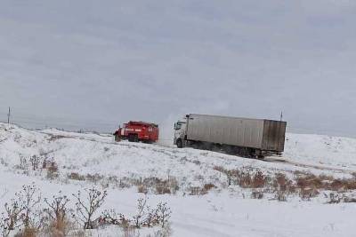 В Оренбургском районе спасли грузовик из Ростовской области