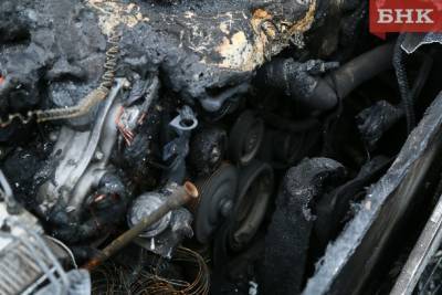 В Коми за сутки сгорели пять автомобилей