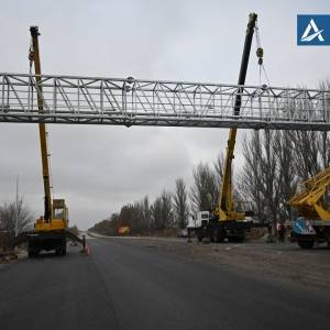 В Запорожской области устанавливают системы, которые смогут определить вес транспорта в движении. Фото
