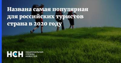 Названа самая популярная для российских туристов страна в 2020 году