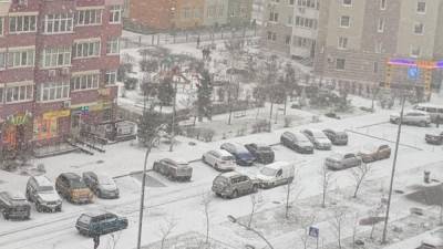 Киев засыпает снегом: коммунальщики начали усиленную борьбу с непогодой – фото