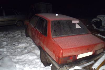 В Тверской области похитители смогли угнать неисправную машину