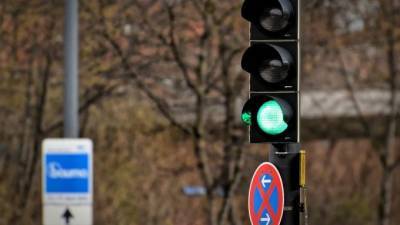На пересечении улицы Коли Томчака и Лиговского проспекта установили новый светофор