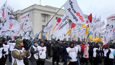 Протестующие украинские предприниматели встретят Новый год на Майдане