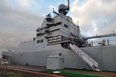Новейший российский десантный корабль пройдет вдоль берегов Польши и Дании