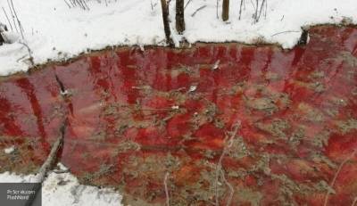 В одном из сел Карелии вода окрасилась в красный цвет