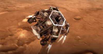 Полет в полгода: NASA показало "трейлер" будущего прибытия марсохода с вертолетом на Марс