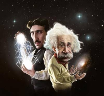 Никола Тесла отказывался верить в теорию относительности Альберта Эйнштейна