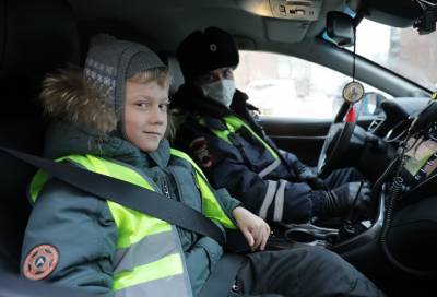 Мечты сбываются: семилетний житель Петербурга на один день стал полицейским