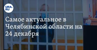 Самое актуальное в Челябинской области на 24 декабря. Текслер выступил на заседании Госсовета, экс-мэр Тефтелев проиграл суд