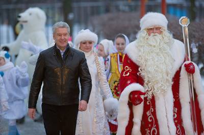 Собянин поздравил москвичей с наступающим Новым годом