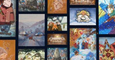 Елена Зеленская запустила новогодний проект "Удивительная открытка" с картин художников: как отправить поздравление