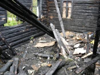 В Вожегодском районе на пепелище нашли два трупа