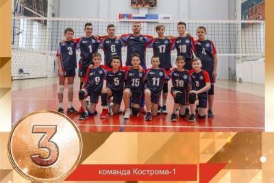 Костромичи взяли «бронзу» на первенстве по волейболу среди юниоров