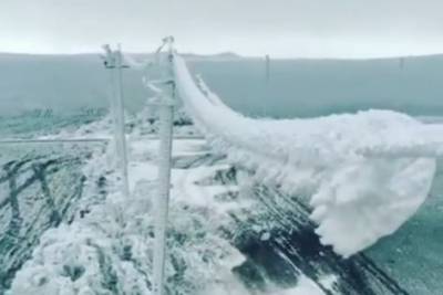 Снегопад нарушил электроснабжение в шести районах Дагестана