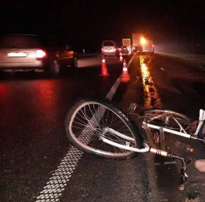 На Львовщине грузовик насмерть сбил велосипедиста: фото