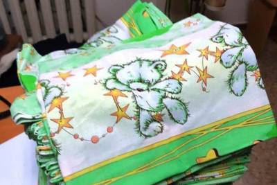 Псковские заключенные изготовили постельное белье для детского санатория