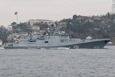 Ротация группировки ВМФ: фрегат «Адмирал Григорович» идет курсом к Сирии