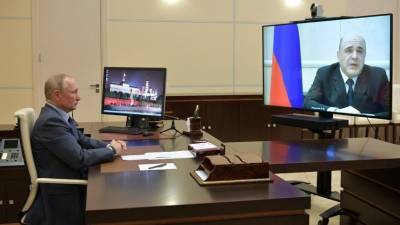 Путин рассказал о случаях ночной работы с Мишустиным в период пандемии