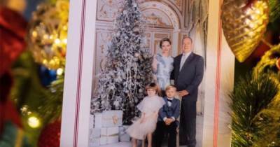 Королевская семья Монако опубликовала рождественскую открытку