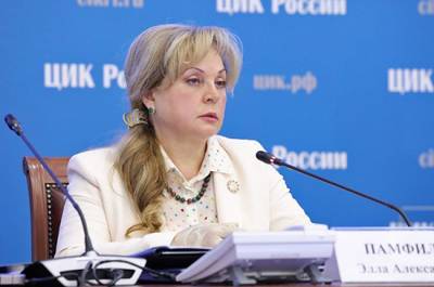 Памфилова объяснила решение отказаться от голосования на «пеньках»